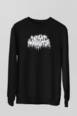 Insomnium Baskılı Unisex Siyah Sweatshirt
