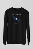 Insomnium Baskılı Unisex Siyah Sweatshirt