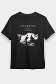 Insomnium Baskılı Unisex Siyah Tişört - Tshirt