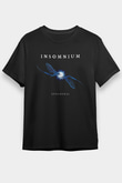 Insomnium Baskılı Unisex Siyah Tişört - Tshirt