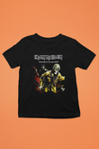 Iron Maiden Baskılı Siyah Unisex Çocuk Tişört