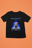 Iron Maiden Baskılı Siyah Unisex Çocuk Tişört