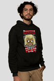 Iron Maiden Baskılı Unisex Siyah Hoodie