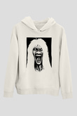 Iron Maiden Beyaz Unisex Kapşonlu Sweatshirt