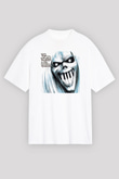 Iron Maiden Beyaz Unisex Oversize Tişört T-Shirt