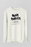 Iron Maiden Beyaz Unisex Sweatshirt