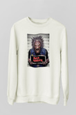 Iron Maiden Beyaz Unisex Sweatshirt