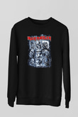 Iron Maiden Eddie Siyah Unisex Sweatshirt