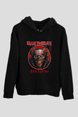 Iron Maiden Siyah Unisex Kapüşonlu Sweatshirt
