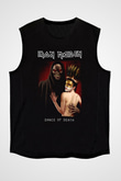 Iron Maiden Siyah Unisex Kolsuz Tişört