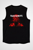 Iron Maiden Siyah Unisex Kolsuz Tişört