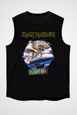 Iron Maiden Siyah Unisex Kolsuz Tişört