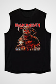 Iron Maiden Siyah Unisex Kolsuz Tişört