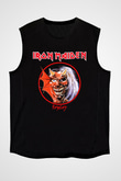Iron Maiden Siyah Unisex Kolsuz Tişört