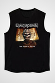 Iron Maiden Siyah Unisex Kolsuz Tişört