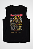 Iron Maiden Siyah Unisex Kolsuz Tişört
