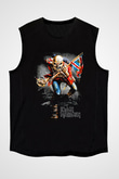 Iron Maiden Siyah Unisex Kolsuz Tişört