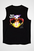 Iron Maiden Siyah Unisex Kolsuz Tişört