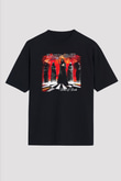 Iron Maiden Siyah Unisex Oversize Tişört T-Shirt