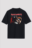 Iron Maiden Siyah Unisex Oversize Tişört T-Shirt