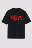 Iron Maiden Siyah Unisex Oversize Tişört T-Shirt