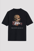 Iron Maiden Siyah Unisex Oversize Tişört T-Shirt