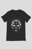 Iron Maiden Siyah Unisex V Yaka Tişört