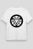Iron Man Beyaz Unisex Tişört T-Shirt