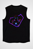 Iron Man Siyah Unisex Kolsuz Tişört