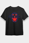 Iron Man Siyah Unisex Tişört T-Shirt