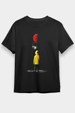 It Siyah Unisex Tişört T-Shirt