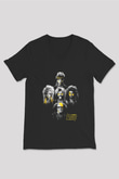 It's Always Sunny in Philadelphia Siyah Unisex V Yaka Tişört T-Shirt