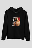 Ja Rule Baskılı Unisex Siyah Hoodie