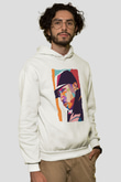 Ja Rule Beyaz Unisex Kapüşonlu Sweatshirt
