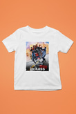 Jackass Baskılı Beyaz Unisex Çocuk Tişört