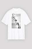 Jackass Beyaz Unisex Oversize Tişört T-Shirt