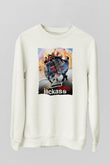 Jackass Beyaz Unisex Sweatshirt
