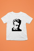 James Dean Baskılı Beyaz Unisex Çocuk Tişört