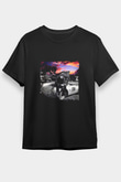 James Dean Baskılı Unisex Siyah Tişört