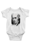 James Watt Baskılı Beyaz Bebek Body - Zıbın