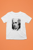 James Watt Baskılı Unisex Beyaz Çocuk Tişörtü - Tshirt
