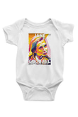 Jane Goodall Baskılı Beyaz Bebek Body - Zıbın