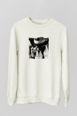 Jay-Z Baskılı Unisex Beyaz Sweatshirt