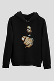 Jay-Z Siyah Unisex Kapüşonlu Sweatshirt