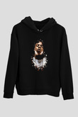 Jay-Z Siyah Unisex Kapüşonlu Sweatshirt
