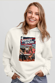 Jersey Shore Beyaz Unisex Hoodie