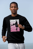 Jimnastikçi Siyah Unisex Sweatshirt