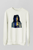 Jinjer Baskılı Beyaz Unisex Sweatshirt
