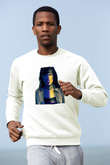 Jinjer Baskılı Beyaz Unisex Sweatshirt