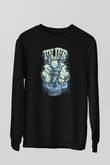 Jinjer Baskılı Unisex Siyah Sweatshirt